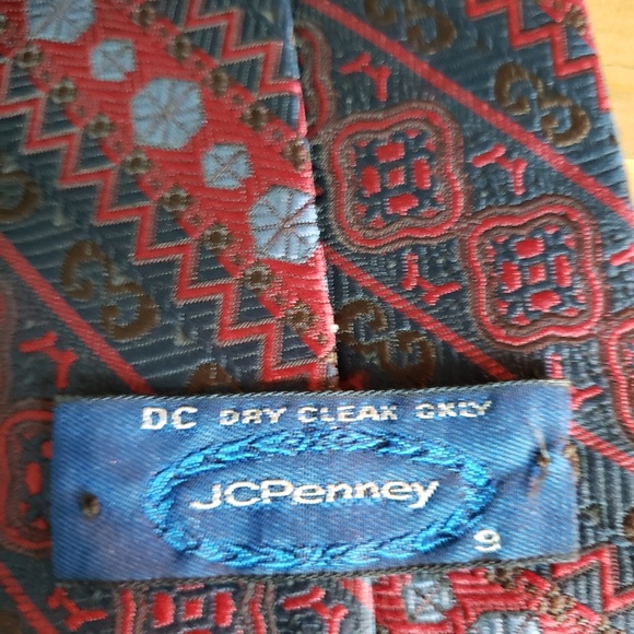 JCP Accessories Jcp Blue Red Mens Dress Suit Tie Poshmark
